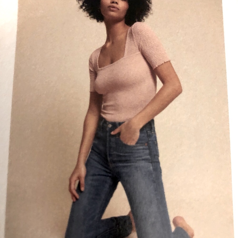Nation”  NWT Totally Sheered Top